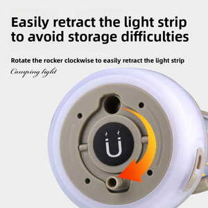 Guirnalda de Luces LED para Exteriores, Lámpara de Camping de Larga Duración, Luces de Hadas Impermeables para Senderismo, Barbacoa, Mercado Nocturno, Fiestas al Aire Libre - Product Image 5