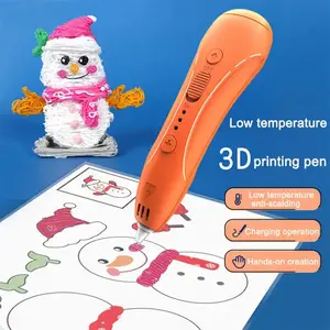 Hot Sale Factory Großhandel Kinder Geburtstags geschenk Spielzeug Multifunktion ale DIY Zeichnung 3D-Druckstift für Kinder mit Filament LCD-Bildschirm