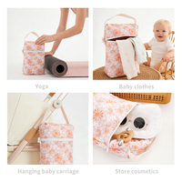 Sac de maquillage multi-scénarios pour femme, sac de transport pour produits de bébé, sac à suspendre portable pour poussette, sac à collation pour bébé, pour la maison, le shopping et les voyages