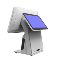 Système de point de vente tactile capacitif 15,6 pouces en gros avec imprimante thermique, Wi-Fi, Bluetooth, i5, 8 Go, 256 Go pour caisses enregistreuses de magasins