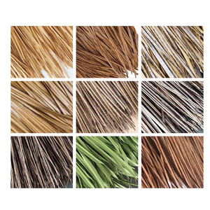 Venta al Por Mayor de Fábrica de <span class=keywords><strong>Techo</strong></span> de Paja Sintética de Plástico Artificial y Hojas de Palma Artificiales - Product Image 4