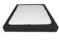 Protège-matelas et jupe de lit en microfibre Bestfeather Classic US pour hôtels, motels, resorts et gîtes – Housse ajustée pour sommier à ressorts