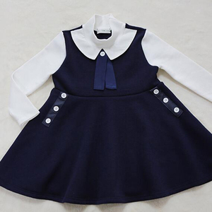 Robe décontractée en coton tricoté pour filles, avec motifs, idéale pour l'hiver - Product Image 3