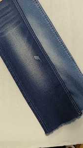 Dobby 9,4 oz Dark <span class=keywords><strong>Indigo</strong></span> con ancho completo 160cm Construcción 16*150/40 + 16/<span class=keywords><strong>TC</strong></span> Tela de mezclilla para jeans - Product Image 4