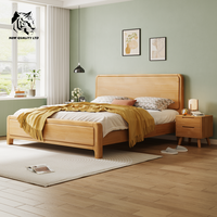 Lit de rangement en bois pleine grandeur, nouveau design, mobilier de chambre à coucher, prix usine, personnalisable, grand stock, expédition immédiate