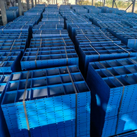 Panneau de coffrage en acier plat Q235 personnalisé OEM, adapté à la construction de fondations de piliers en béton