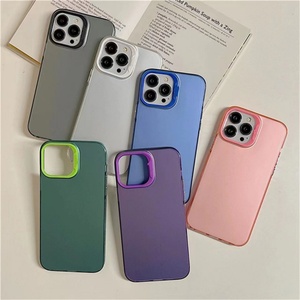 เคสโทรศัพท์สีเงินหรูหราขายส่ง สำหรับ iPhone 17 Air 16 15 Plus 14 13 12 11 Pro Max  แบบกันกระแทก ด้านหลังแบบด้าน - Product Image 1