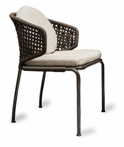 Casual moderno esterno struttura in alluminio Rattan mobili Hotel giardino <span class=keywords><strong>Café</strong></span> sedie balcone tavolo da pranzo per spiaggia Villa cortile - Product Image 1