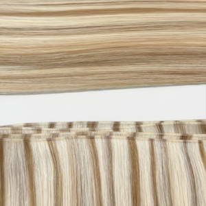 Extensions de cheveux russes Genius Weft au meilleur prix, extensions de cheveux Genius Weft 1b pour salon, vente en gros, cheveux humains vierges fins et invisibles - Product Image 5