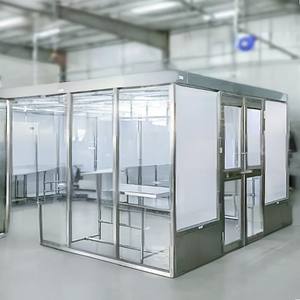 Progetto di camera bianca modulare portatile GMP personalizzazione Standard di classe ISO Air <span class=keywords><strong>Shower</strong></span> Clean Room Project - Product Image 2