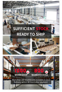 <span class=keywords><strong>Kit</strong></span> DE ASEO ecológico para recién nacidos, cepillo para el pelo infantil, cerdas suaves de pelo de cabra, cepillo de madera para bebé, juego de peine, suministros para el cuidado infantil - Product Image 6