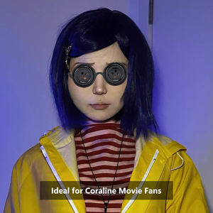 Gafas con Botones, Accesorios para Disfraces de Halloween, Gafas con Botones Inspiradas en Películas de Terror - Product Image 3