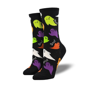 Nouveau Halloween créatif drôle citrouille Jacquard unisexe longues chaussettes Couple mi-mollet <span class=keywords><strong>moche</strong></span> noël sorcière chaussettes - Product Image 4