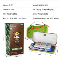 Étui de rangement série Rural Cat à faible MOQ pour Nintendo Switch 1 / 2, sac de transport rigide en EVA, étanche, antichoc, avec fermeture éclair