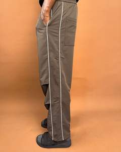 Pantalones Deportivos Casuales de Lona para Hombre 2025, Cintura Media, Pierna Recta, 100% Algodón, Ecológicos, Impermeables, de Bangladesh - Product Image 1