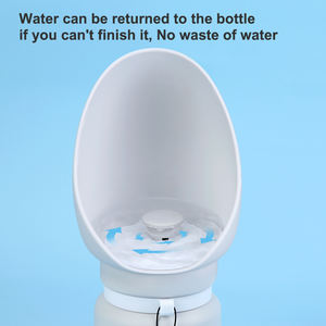 Kean Bpa-frei 3 in 1 Welpen-Hundzubehör Bedarf Haustier tragbar Reisen Spaziergang Spender Wasser Hund-Wasserflasche für Getränke - Product Image 3