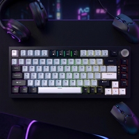 Clavier de jeu mécanique filaire rétroéclairé Jedel 82 LED avec fonction Hot-Swap, USB Type-C, anti-ghosting, design ergonomique, compatible PC