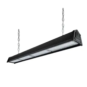 Sensor de movimento industrial regulável suspenso, alta potência, 100w, 150w, 200w, led, luz de alta baía, linear