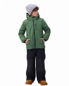 Professional Custom Unisex Ski Suit Waterproof Breathable Hood Fully Taped Seams Windproof Plus Size Zipper <b>Tex</b> - Product Image 1