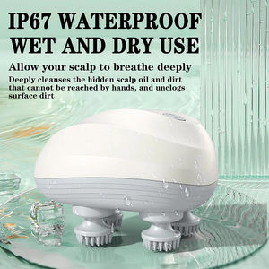เครื่องนวดหนังศีรษะอัจฉริยะหลายความเร็วเครื่องนวดหัวไฟฟ้าชาร์จได้ผ่าน USB และกันน้ำสำหรับทำกายภาพบำบัดและบรรเทาความเครียด - Product Image 4