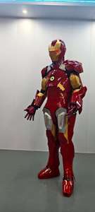 زي روبوت LED للبالغين، زي تنكري لشخصية الرجل الحديدي، بدلة روبوت عملاقة، زي المتحولين الآليين - Product Image 4