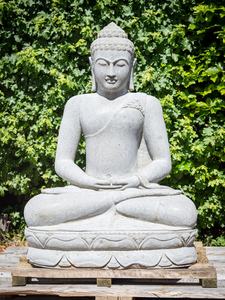 BOTON STONE Carving statua di Buddha a grandezza naturale pietra in <span class=keywords><strong>vendita</strong></span> Statue di Buddhas <span class=keywords><strong>da</strong></span> <span class=keywords><strong>giardino</strong></span> in marmo di pietra bianca - Product Image 3