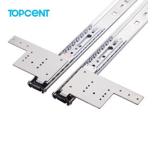 Système de <span class=keywords><strong>porte</strong></span> <span class=keywords><strong>coulissante</strong></span> de <span class=keywords><strong>placard</strong></span> Topcent en gros, rail coulissant à roulement à billes de 35 mm, levier de tiroir de meuble, glissières de <span class=keywords><strong>porte</strong></span> <span class=keywords><strong>coulissante</strong></span> - Product Image 5