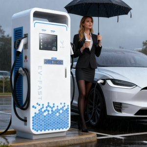 Nueva Estación de Carga para Vehículos Eléctricos de Más de 100 kW, 200-220 V CC, Clasificación IP54 para Exteriores, Interfaz CCS, Salida CA+CC - Product Image 4