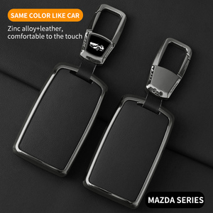 Nueva cubierta de cuero de aleación de Zinc para mando a distancia de coche para Mazda 3 Alexa CX30 1, 2 CX5, <span class=keywords><strong>CX3</strong></span>, 2. 2 CX8, 3. 0 CX9, 2. 0 CX8, 3, 2. 0 CX9, 2. 4. - Product Image 5