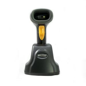MJ2870 Lector de código de barras inalámbrico 2d con base Lector de escáner de código de barras de mano Qr - Product Image 1