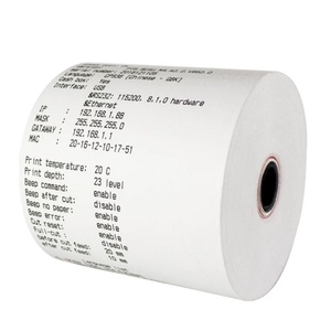 Papier thermique pour caisse enregistreuse 48/55/58/60/65 g/m² 80x80 mm (100 % pâte de bois certifiée ISO19001) pour les appareils POS/DAB - Product Image 5