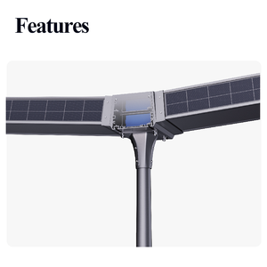 Haut de gamme tout un 600w-<span class=keywords><strong>1000w</strong></span> <span class=keywords><strong>projecteur</strong></span> de lampadaire <span class=keywords><strong>solaire</strong></span> 4G Mobile Connect 128GB enregistrement vidéo caméra PTZ IP65 lumière LED nominale - Product Image 3