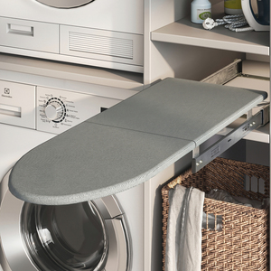 Ferro 8089020 EMUCA 2 asse da stiro per uso domestico in acciaio e legno pieghevole e Design estraibile per mobili - Product Image 2