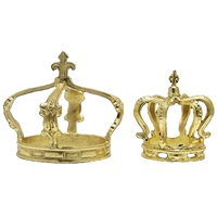 Couronne décorative en aluminium, vente en gros, luxe, mariage, fête, décoration de la maison