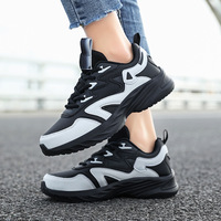 Meilleures ventes 2026 : Baskets décontractées d'été légères, style Dad Shoes à semelle épaisse et patchwork, pour la marche en extérieur