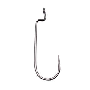 1 # ~ 3/0 High Carbon Steel Schmale Kurbel Offset Angelhaken Köder Texas Rig Kurbel Angeln Wurm haken - Product Image 4