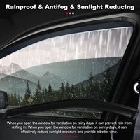 En el canal Protectores de lluvia Visor de ventana Deflectores de viento Viseras de ventilación para 2025 FORD EXPLORER EV In-Channel Ventshade Ventvisor