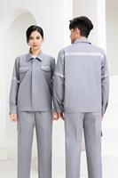 TNC6909 Trajes de Trabajo de Manga Larga Color Azul Oscuro para Verano, Suministro de Fábrica, Chaquetas y Pantalones de Trabajo Industriales Cómodos