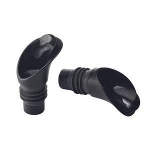 ENSEMBLE DE 2 SPOONS À VIN NOIRS LIGNE SOMMELIER - Product Image 1