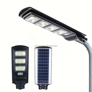Lámpara Solar LED para Calle con Sensor de Movimiento, Impermeable IP65, Todo en Uno, 30W 60W 80W 100W 120W, con Batería para Jardines y Caminos - Product Image 1