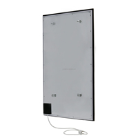 Wi-Fi por la aplicación Tuya Smart. Calentadores de Panel para Baño con Espejo de Cristal de Carbono, Programables, Modelo M075P, 750W, 15 mm de Grosor