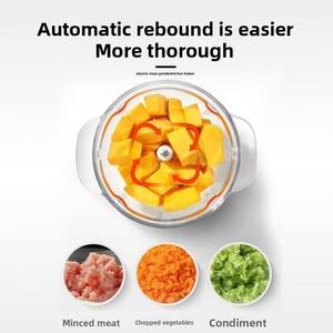 Robot de cuisine multifonctionnel en acier inoxydable, hachoir à ail, oignon et légumes, et hachoir à viande <span class=keywords><strong>manuel</strong></span>, design portable - Product Image 3