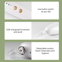Outils de soins de la peau Vibrant Nez Blackhead Device Acne Pimples Remover Machine Pore Cleaner Vacuum Blackhead Remover avec caméra