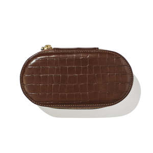 Хит продаж, портативный ящик для хранения ювелирных изделий, дорожный полиуретановый органайзер для ювелирных изделий из крокодила, роскошные подарочные коробки для ювелирных изделий - Product Image 2