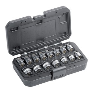 175/S15 <b>Socket</b> Set 15 Pc Metric Chrome Vanadium Steel For Auto Repair Tools - Product Image 1