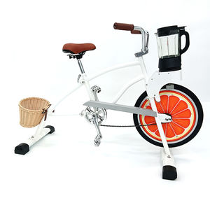 Exi thương mại Máy ép trái cây máy xay sinh tố máy xe đạp cô gái Kid White & Blue Cruiser Smoothie Xe đạp cho trẻ em - Product Image 2