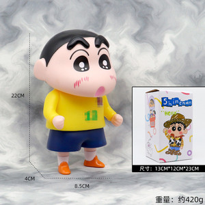 6 Estilos Linda <span class=keywords><strong>Manga</strong></span> Estatuilla Estatuas Crayon Shin-Chan Nohara Shiro Perros Juguete PVC Anime Figura - Product Image 2