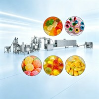 Professionele 150-600kg/uur Elektrische RVS Nieuw Model Multi-vorm Commerciële Snoepvormmachine