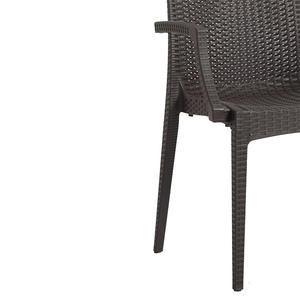 طاولة بلاستيكية للحديقة مع 4 كراسي بتصميم حديث منسوج بسعر جميل - Product Image 4