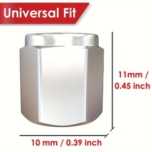 Tapas de Válvula de Aleación de Aluminio 8V1 Plateadas para Neumáticos de Coche, Cubiertas Protectoras Contra el Polvo para Ruedas - Product Image 2